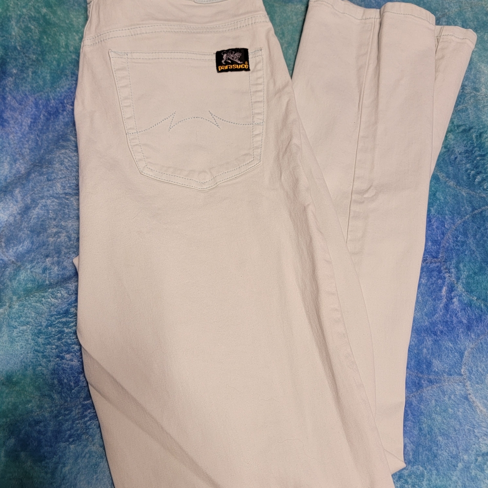 Parasuco Women's Cream Boot Cut Jeans